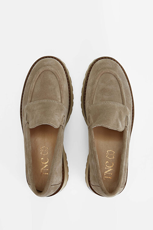 Tamer Tanca Lacivert Kadın Süet Loafer 902 3435 BN AYK SK23/24 - Görsel 6