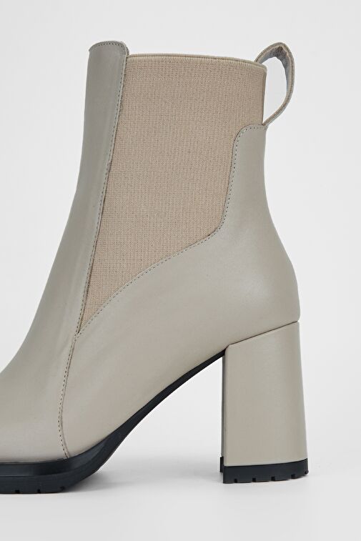 Valmenti Kadın Vizon Hakiki Deri Casual Bot - Görsel 6