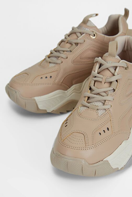 Valmenti Kadın Nude Kmbn Hakiki Deri Sneakers & Spor Ayakkabı - Görsel 4