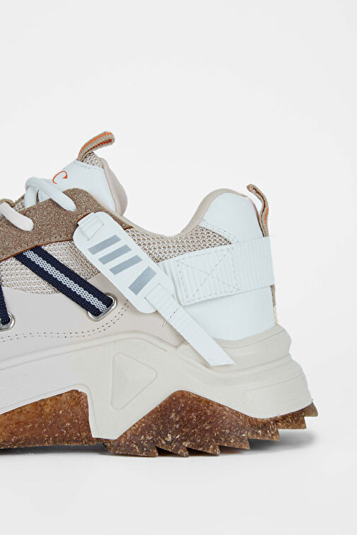 Tamer Tanca Kadın Suni Deri Taba Sneakers & Spor Ayakkabı - Görsel 6