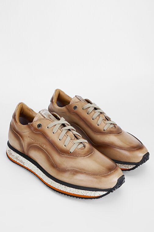 Valmenti Gri Erkek Deri Sneaker 1004 S3810 ERK AYK SK23/24 - Görsel 3