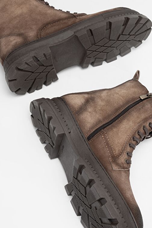 Valmenti Erkek Tarçın Süet Hakiki Deri Casual Bot - Görsel 6