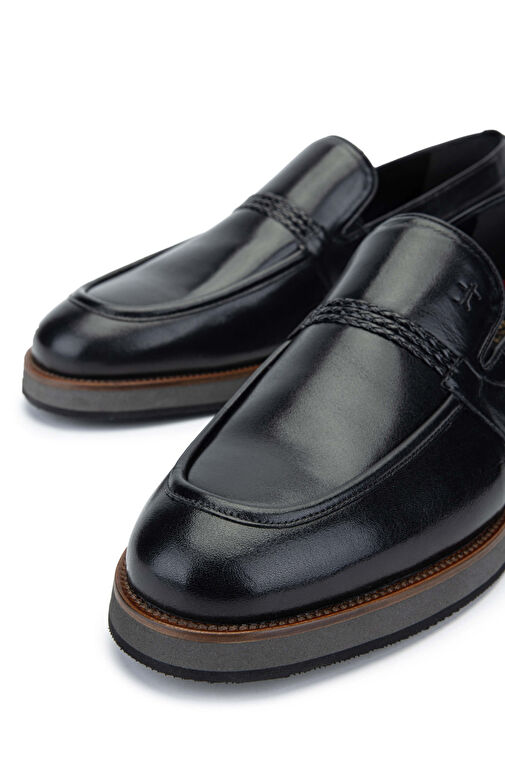 Tamer Tanca Kahverengi Erkek Deri Loafer 183 20071 ERK AYK SK23/24 - Görsel 4