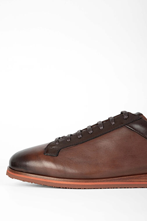 Tamer Tanca Erkek Hakiki Deri Taba Casual Ayakkabı - Görsel 4