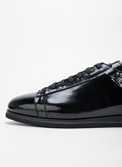 Valmenti Erkek Siyah Açma Hakiki Deri Casual Ayakkabı - Görsel 5