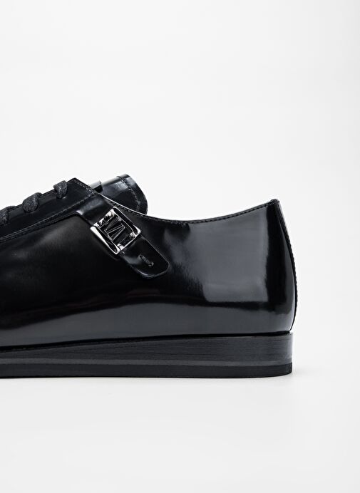 Valmenti Erkek Siyah Açma Hakiki Deri Casual Ayakkabı - Görsel 6