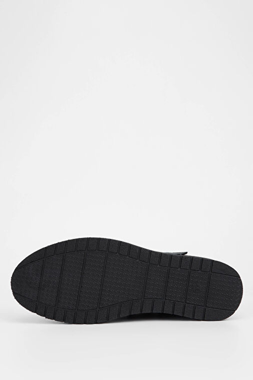 Tamer Tanca Kadın Hakiki Deri Siyah Casual Bot - Görsel 6