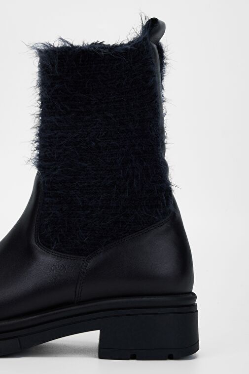 Valmenti Kadın Siyah Hakiki Deri Casual Bot - Görsel 5