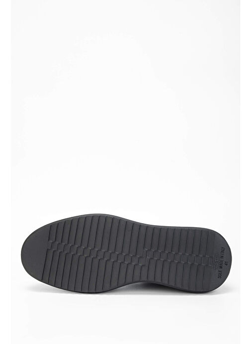 Tamer Tanca Erkek Hakiki Deri Siyah Casual Ayakkabı - Görsel 8