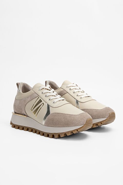 Valmenti Siyah Kadın Deri Sneaker 923 V-101 BN AYK SK23/24 - Görsel 3