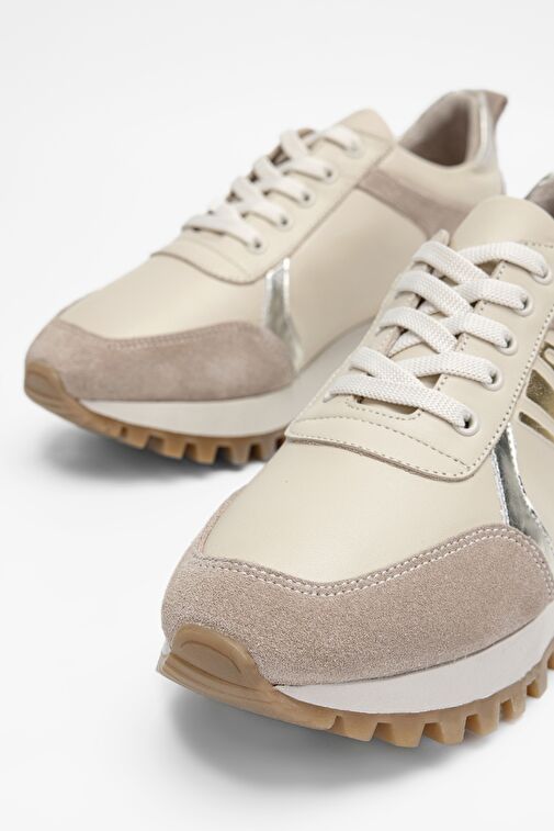 Valmenti Siyah Kadın Deri Sneaker 923 V-101 BN AYK SK23/24 - Görsel 4