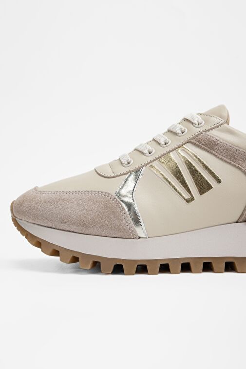 Valmenti Siyah Kadın Deri Sneaker 923 V-101 BN AYK SK23/24 - Görsel 5