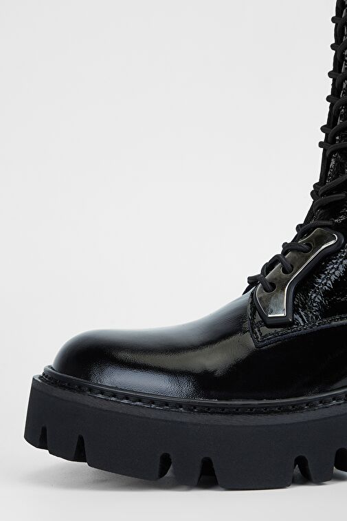 Valmenti Chic Kadın SIYAH KRSK RGN Hakiki Deri Casual Bot - Görsel 5