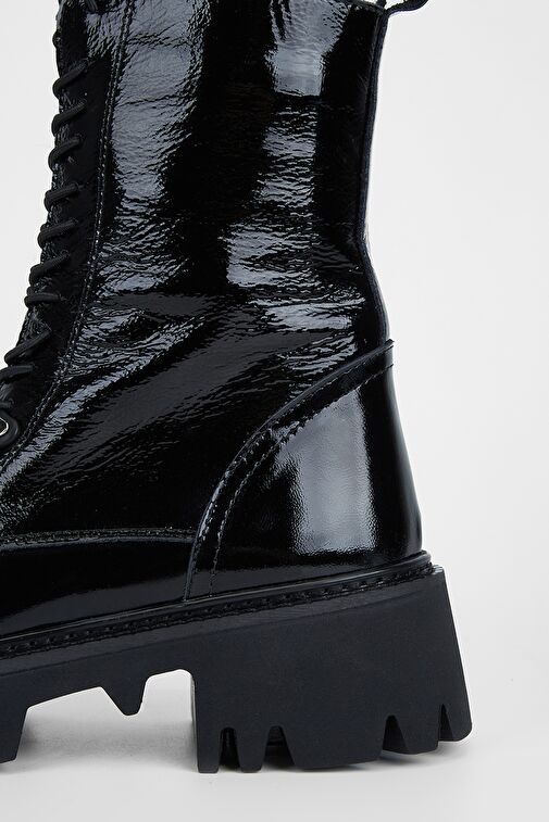 Valmenti Chic Kadın SIYAH KRSK RGN Hakiki Deri Casual Bot - Görsel 6