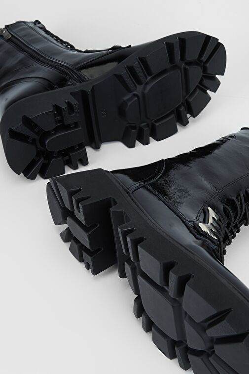 Valmenti Chic Kadın SIYAH KRSK RGN Hakiki Deri Casual Bot - Görsel 7