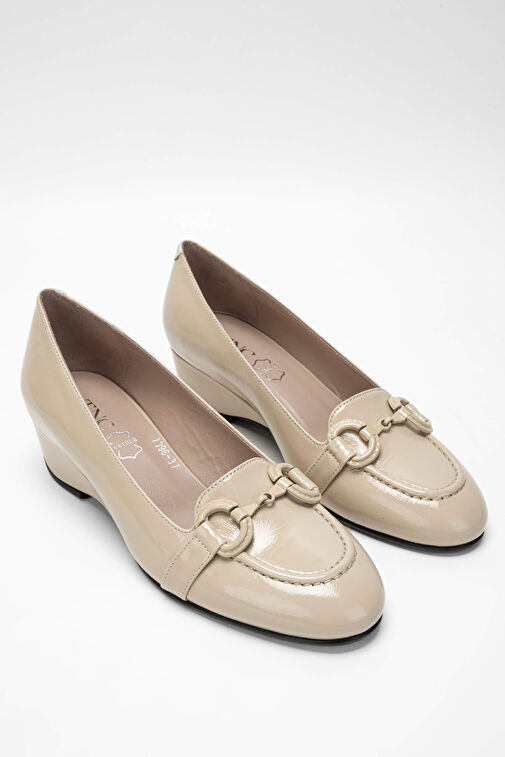 Tamer Tanca Vizon Kadın Rugan Klasik Ayakkabı 33 7396 BN AYK SK23/24 - Görsel 3