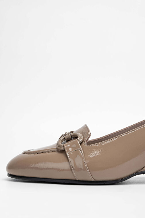 Tamer Tanca Kadın Hakiki Deri Vizon Rugan Klasik Ayakkabı - Görsel 5