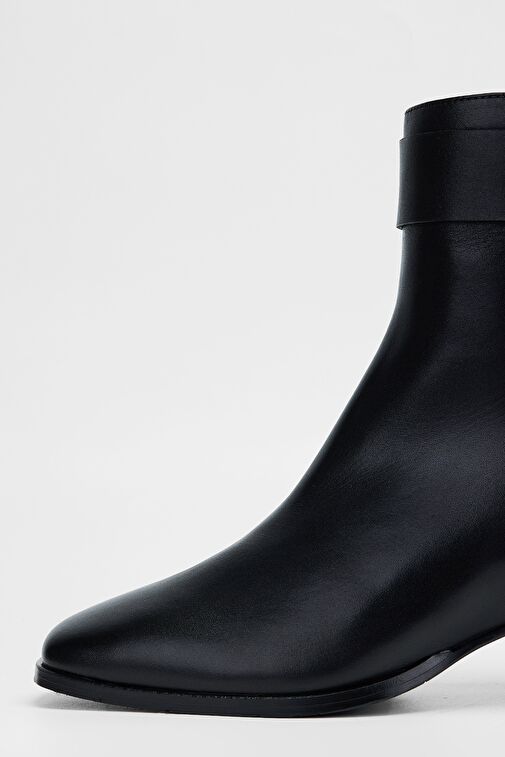 Valmenti Kadın Siyah anl Hakiki Deri Casual Bot - Görsel 4