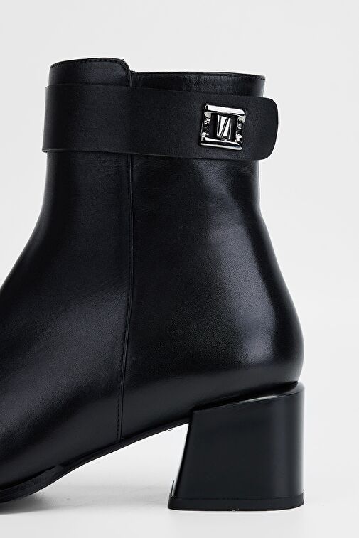 Valmenti Kadın Siyah anl Hakiki Deri Casual Bot - Görsel 5