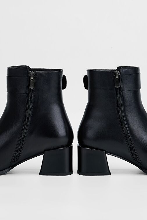 Valmenti Kadın Siyah anl Hakiki Deri Casual Bot - Görsel 6