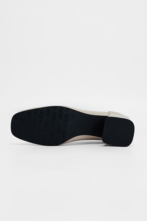 Valmenti Kadın Bej anl Hakiki Deri Topuklu Ayakkabı - Görsel 6