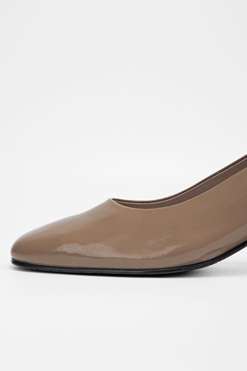 Valmenti Bej Kadın Deri Topuklu Ayakkabı 33 7513 BN AYK SK23/24 - Görsel 5