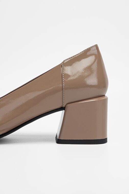 Valmenti Bej Kadın Deri Topuklu Ayakkabı 33 7513 BN AYK SK23/24 - Görsel 6