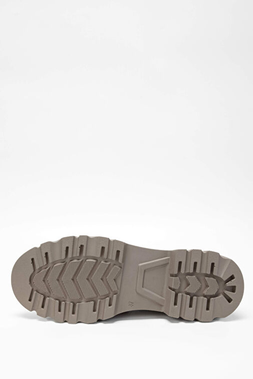 Tamer Tanca Kadın Suni Deri Bej Loafer Ayakkabı - Görsel 7