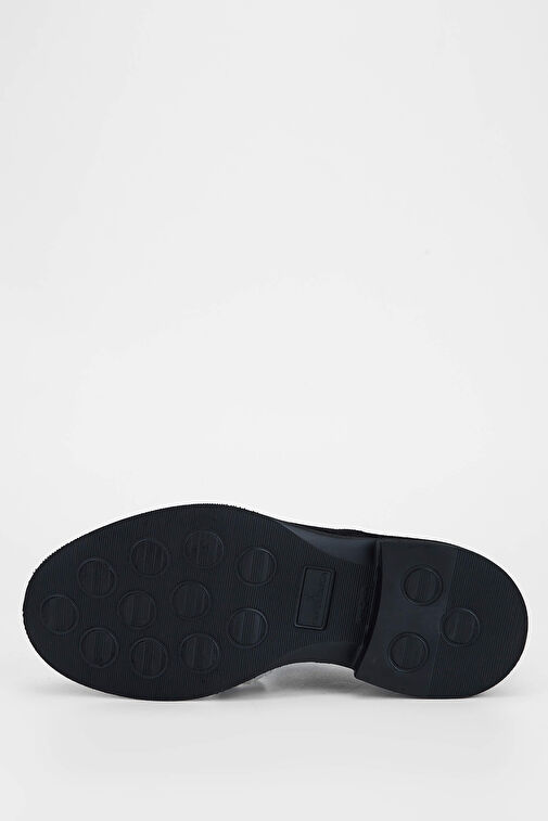 Tamer Tanca Kadın Hakiki Deri Siyah Süet Casual Ayakkabı - Görsel 7