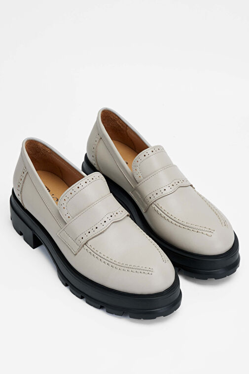 Tamer Tanca Vizon Kadın Deri Loafer 775 4110 BN AYK SK23/24 - Görsel 2