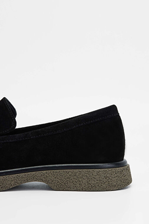 Tamer Tanca Haki Kadın Süet Loafer 775 6501 BN AYK SK23/24 - Görsel 4