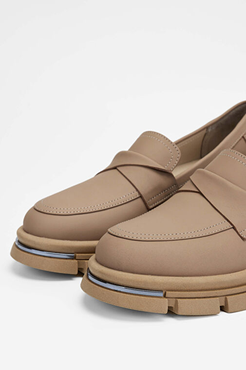 Tamer Tanca Siyah Kadın Deri Loafer 775 395 BN AYK SK23/24 - Görsel 3