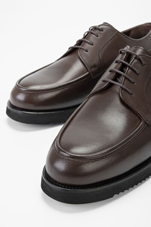 Valmenti Erkek Kahverengi Hakiki Deri Casual Ayakkabı - Görsel 4