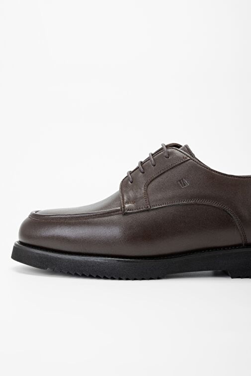 Valmenti Erkek Kahverengi Hakiki Deri Casual Ayakkabı - Görsel 5