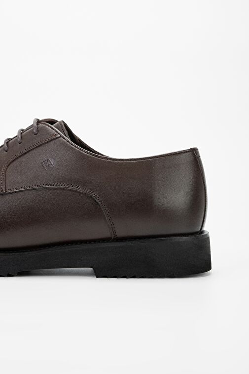 Valmenti Erkek Kahverengi Hakiki Deri Casual Ayakkabı - Görsel 6
