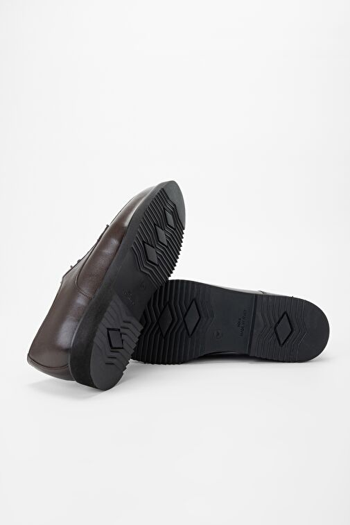 Valmenti Erkek Kahverengi Hakiki Deri Casual Ayakkabı - Görsel 7