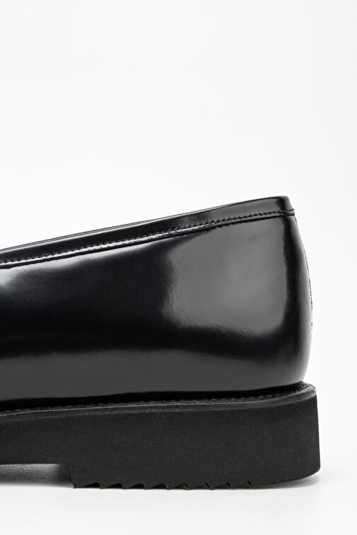 Valmenti Aurus Erkek Siyah Açma Hakiki Deri Loafer Ayakkabı - Görsel 6