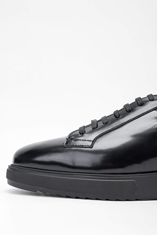 Tamer Tanca Siyah Erkek Deri Günlük Ayakkabı 183 27502 ERK AYK SK23/24 - Görsel 5