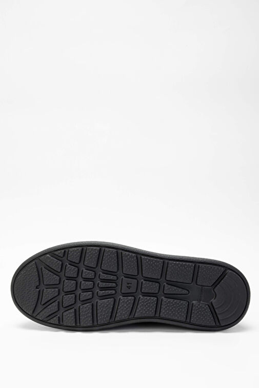 Tamer Tanca Erkek Hakiki Deri Siyah Süet Casual Bot - Görsel 6