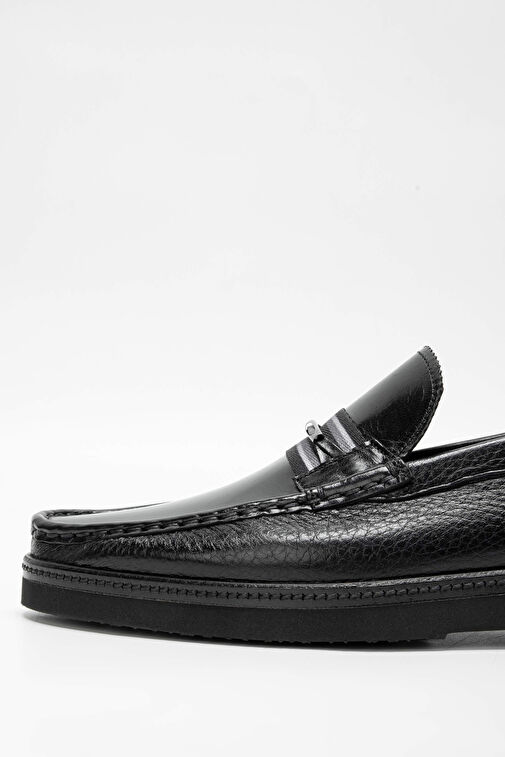 Tamer Tanca Lacivert Erkek Deri Loafer 342 7876 ERK AYK SK23/24 - Görsel 3