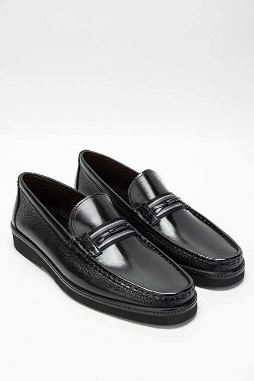 Tamer Tanca Lacivert Erkek Deri Loafer 342 7876 ERK AYK SK23/24 - Görsel 2