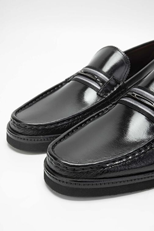 Tamer Tanca Lacivert Erkek Deri Loafer 342 7876 ERK AYK SK23/24 - Görsel 5