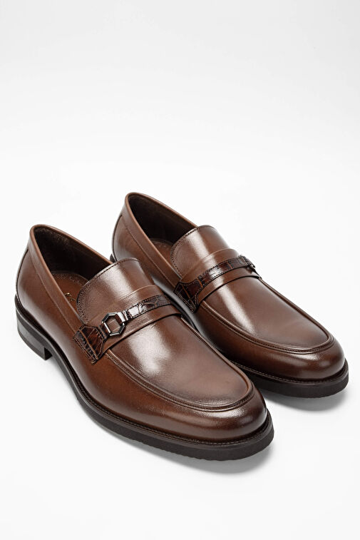 Tamer Tanca Erkek Hakiki Deri Taba Makosen Ayakkabı - Görsel 3