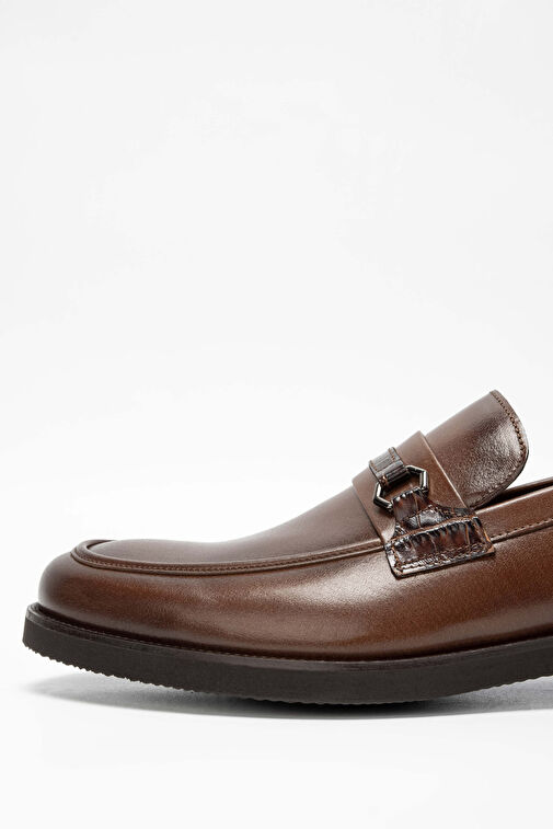 Tamer Tanca Erkek Hakiki Deri Taba Makosen Ayakkabı - Görsel 5