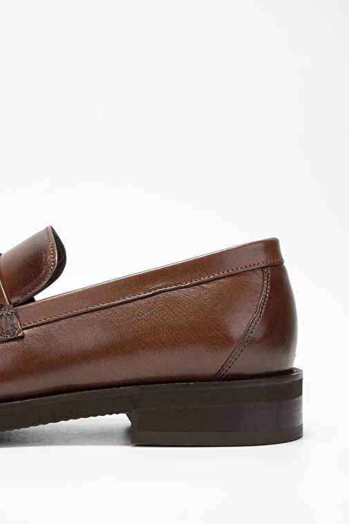 Tamer Tanca Erkek Hakiki Deri Taba Makosen Ayakkabı - Görsel 6