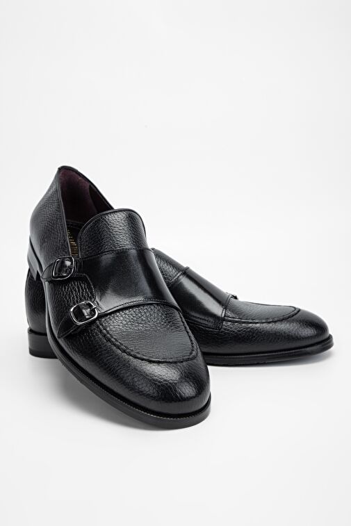 Valmenti Erkek Siyah gyk Hakiki Deri Loafer Ayakkabı - Görsel 5