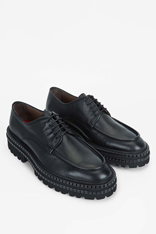 Tamer Tanca Siyah Erkek Deri Günlük Ayakkabı 537 3254 ERK AYK SK23/24 - Görsel 3