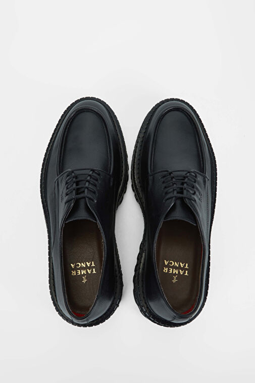 Tamer Tanca Siyah Erkek Deri Günlük Ayakkabı 537 3254 ERK AYK SK23/24 - Görsel 6