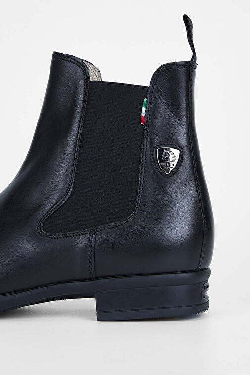 Tattini Unisex Hakiki Deri Siyah Binici Botu - Görsel 6