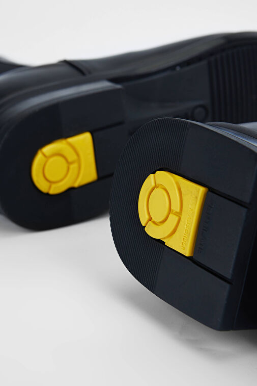 Tattini Unisex Hakiki Deri Siyah Binici Botu - Görsel 7